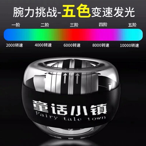 【健身教练推荐】自启金属腕力球