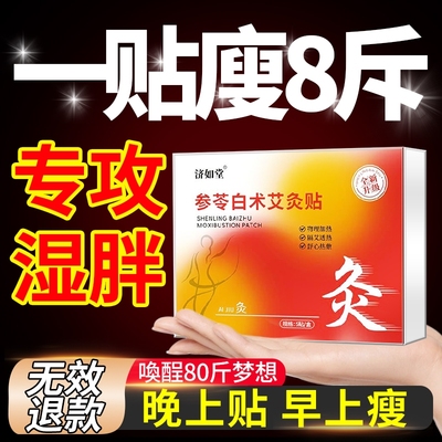 艾灸参苓白术肚脐三伏贴祛湿贴去湿寒排毒穴位贴官方旗舰店正品