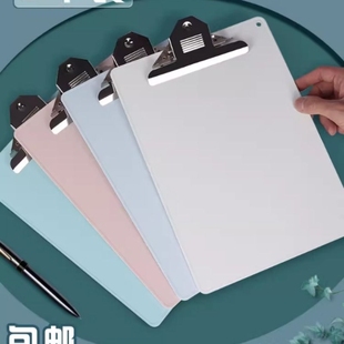 a4资料文件夹板学生办公用品会议记录写字垫板a5点菜单板夹蝴蝶夹