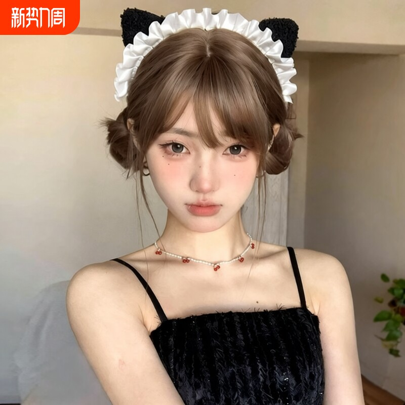 可爱原创猫咪耳朵头饰女仆发饰发箍cos兽耳KC手作耳朵洛丽塔头箍