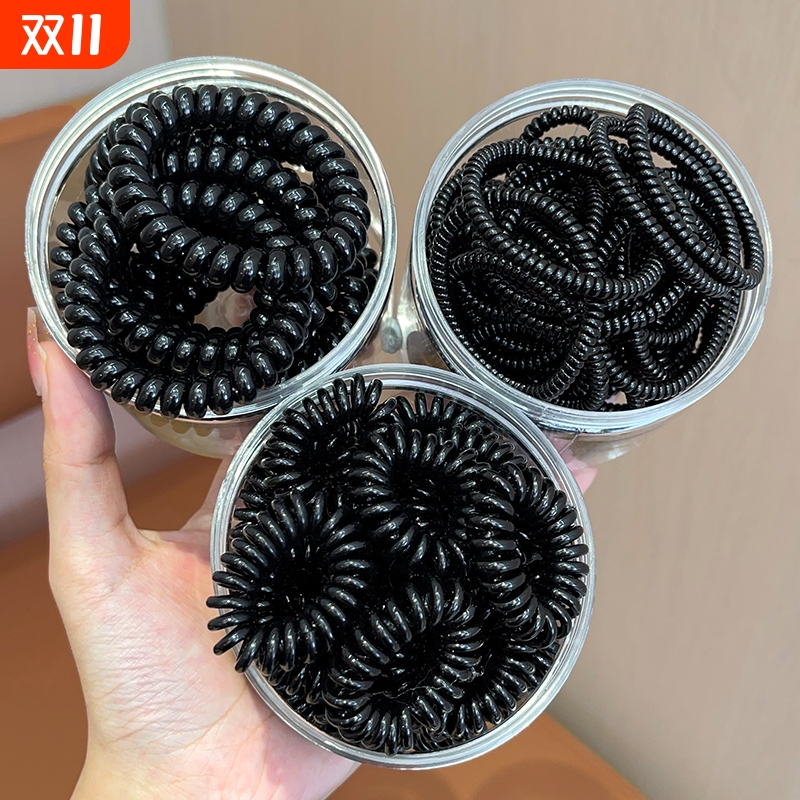 无痕头绳电话线发圈2025新款