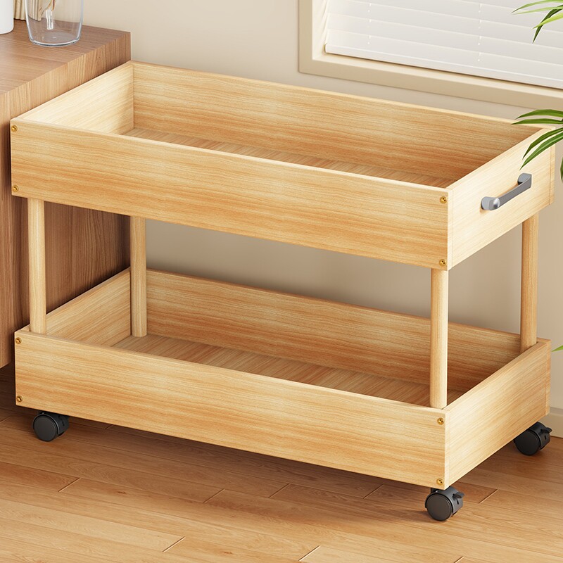 厨房菜篮子置物架水果蔬菜储物筐家用落地可移动推车果蔬菜储物盒