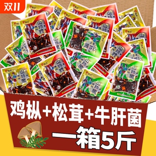 云南特产鸡枞菌牛肝菌松茸菌山珍菌子即食零食小吃休闲食品下饭菜