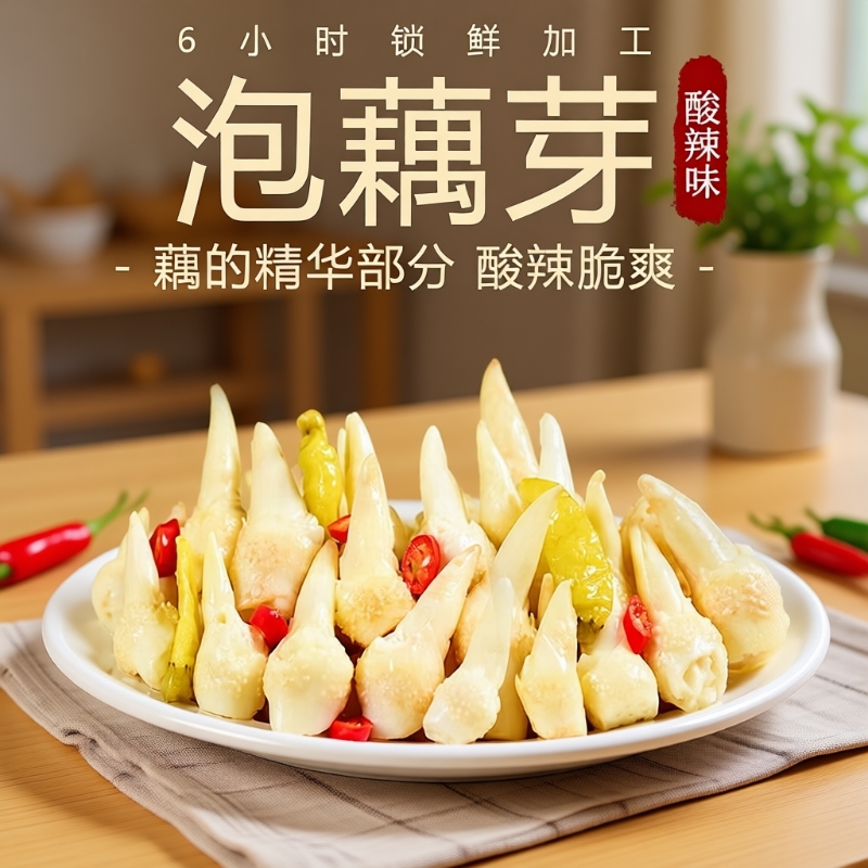 洪湖泡藕芽400g|超1万次加购