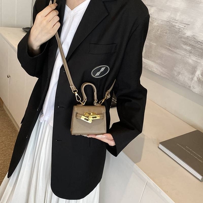爱马女仕迷你新款斜挎包高颜值法式大小号手掌纹手提凯丽包纯色单