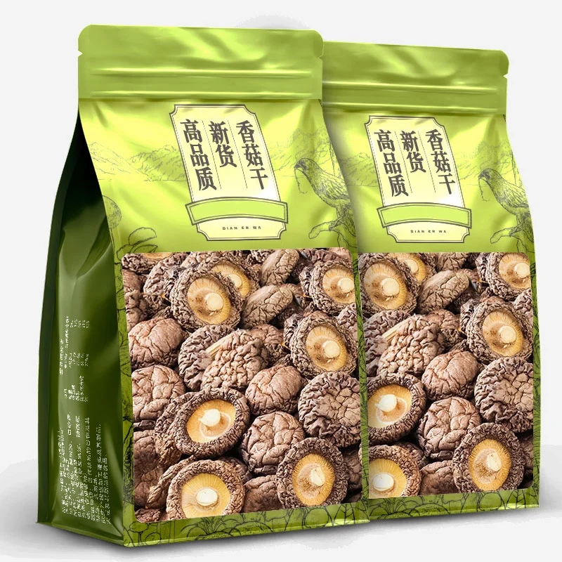 【净重无干燥剂】古田香菇干货500g肉厚无根干香菇菌蘑菇新货烧烤