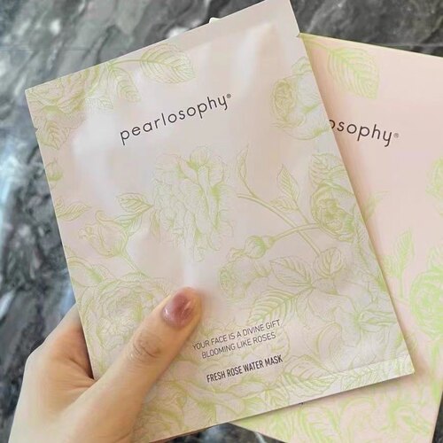 pearlosophy真珠美学玫瑰花水贴片面膜保湿补水 正品现货