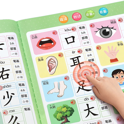 儿童识字点读机3000字幼儿园早教