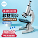 显微镜中小学生专用科学实验室初中生专业级可看细菌精子高倍光学显微镜儿童高清生物中考专用看病毒电子目镜