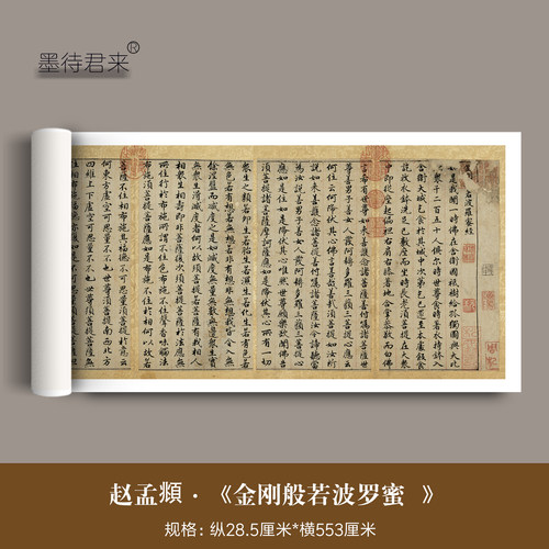 赵孟頫行楷书金刚金临摹练字帖