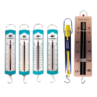 条形盒测力计小学科学初中物理力学弹簧测力计演示实验器材考试操作1N2.5N5N10N牛顿圆筒测力计