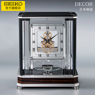 SEIKO精工日本制造DECOR系列座钟原装 进口高端时钟手工打造台钟
