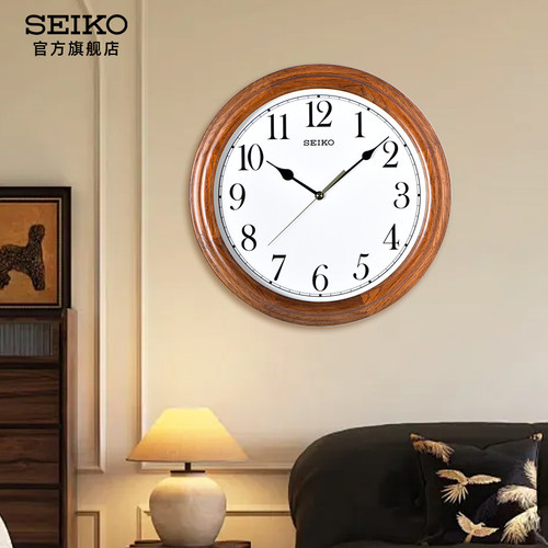 seiko日本精工家用日式招财橡木