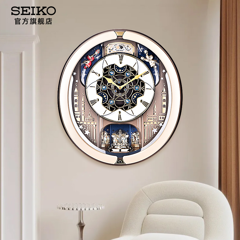 客厅钟摆Seiko日本音乐