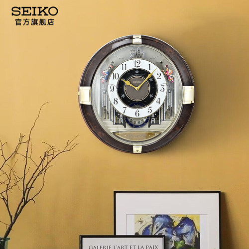 SEIKO日本精工欧式客厅音乐挂钟