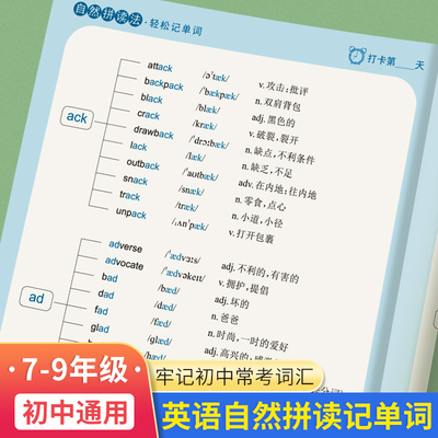 英语单词自然拼读方法