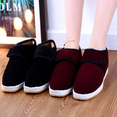 保暖情侣家居室内外中老年人防滑男牛津包跟鞋 卉兹沐手工棉鞋 冬季