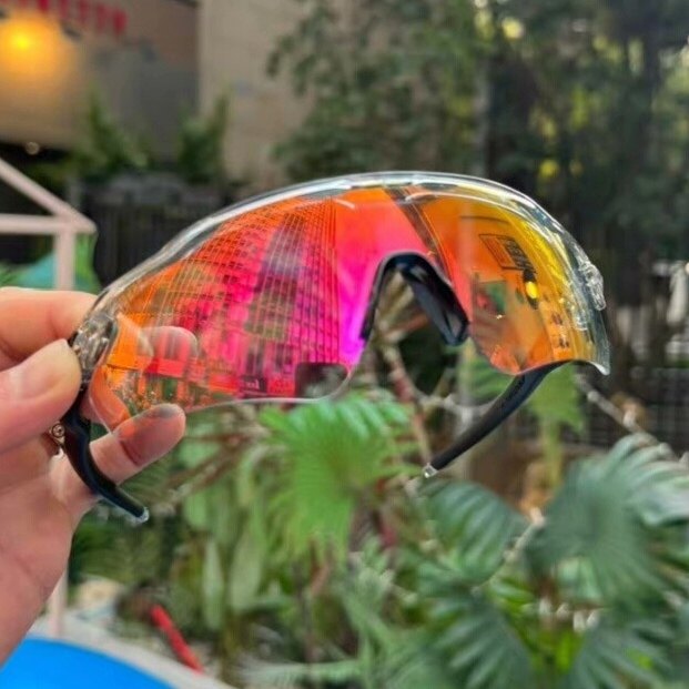 thumbnail for Wholesale outdoor colorful cycling glasses, windproof goggles for road bikes, day and night sports sunglasses TR90