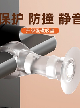 米乐奇门把手防撞吸盘强磁门挡器