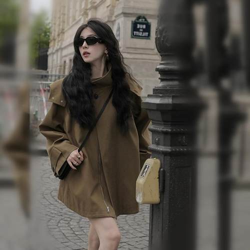 外套古欧韵2024新款短风衣