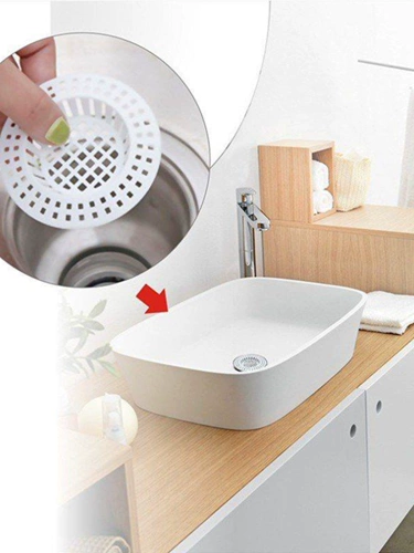 Вода для ванной комнаты -до -вязки, ванна, анти -блокирующая фильтр фильтрации, туалетные аксессуары для утечки утечки дома, прокладка для фильтра для раковины, прокладка для раковины