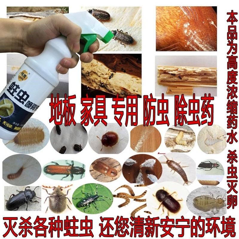 防蛀虫药灵实木地板专用杀虫剂家用灭蛀虫清家具除虫杀竹蠹粉蠹虫