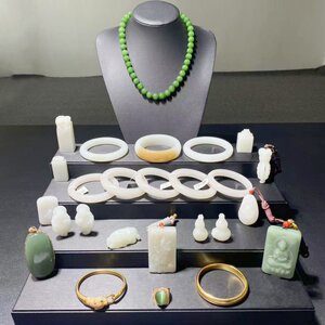 直播专拍万能链接私拍无效和田玉珠宝首饰品源头批发市场现金收货