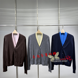 JNBY 开襟毛衫 江南布衣2025秋款 5P932550H短款 马甲1795 正品 速发