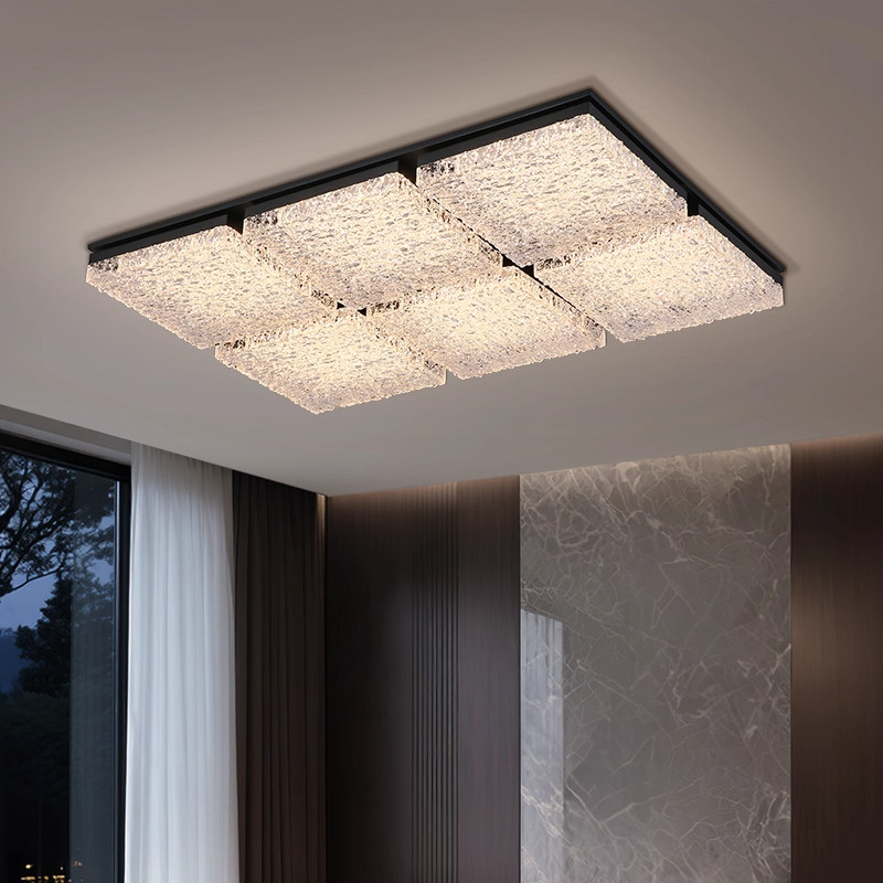 冰裂纹客厅灯意式吸顶灯