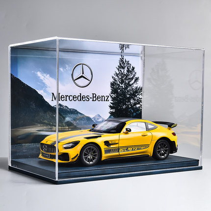 奔驰汽车模型AMG1:18大号仿真合金车模收藏摆件装饰生日礼物男生