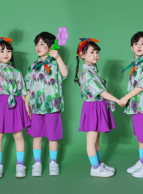 回正品牌校服园服班服全班全校统一服装时尚夏季表演服套装c8023