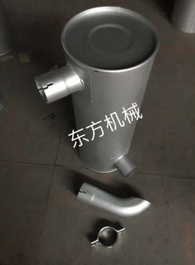 挖掘机配件三一SY365-8/385/335/465-9消声器排气管消音器6HK1