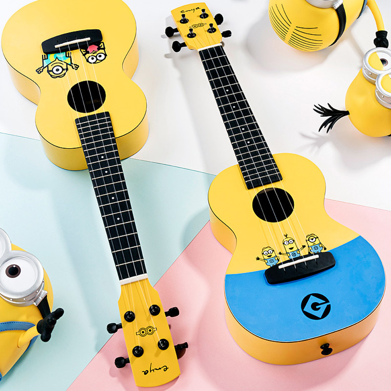enya恩雅神偷奶爸小黄人智能款尤克里里初学者儿童23寸女男小吉他