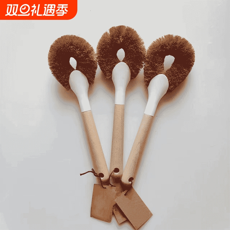 家用锅刷天然椰棕刷子不沾油洗刷