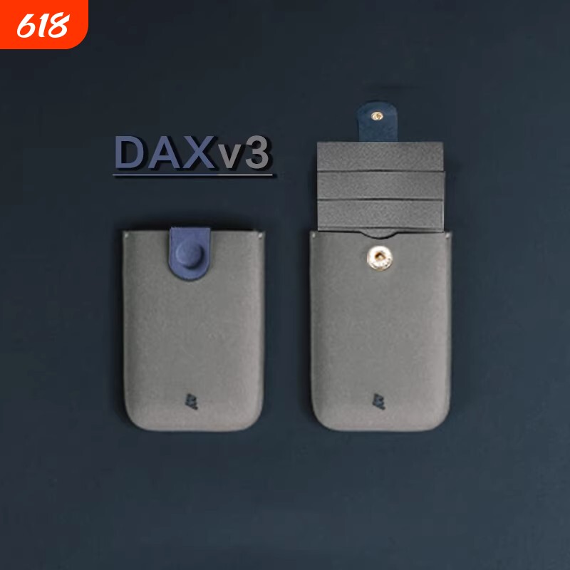 DAX层叠式抽拉便携卡包卡套超薄渐变银行卡夹证件套迷你钱包名片