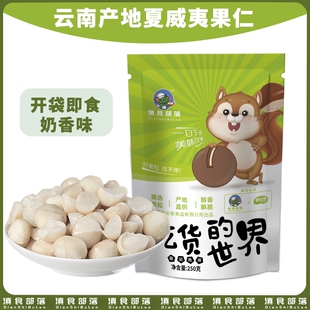 坚果新货夏威夷果仁原味500g孕妇小吃零食小包装 奶香年货好吃 罐装