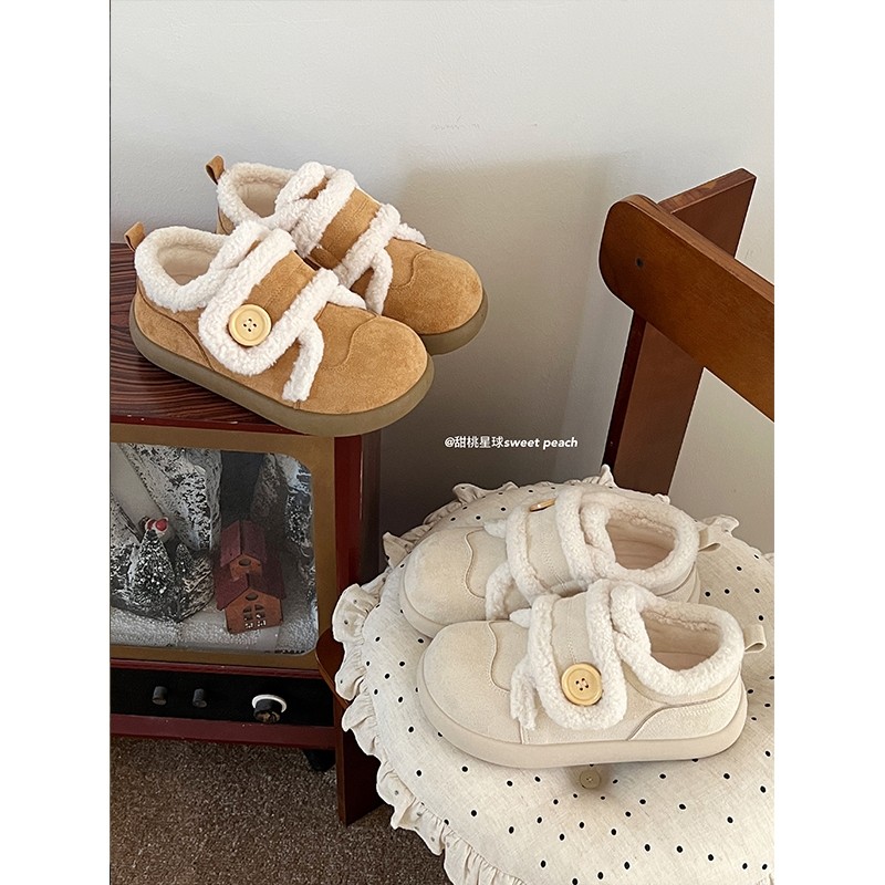 甜桃星球加绒勃肯棉鞋雪地靴女2025新款冬季女鞋厚底防滑保暖加厚,女鞋,棉鞋,淘宝优惠券,粉丝福利购,淘宝优惠卷