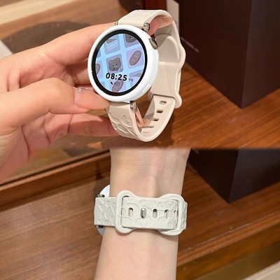 适用于华为GT5手表带gt4新款watch5纹液态硅胶gt5Pro保护软壳GT3男女41mm款Watch4pro运动小米watchs4夏女表