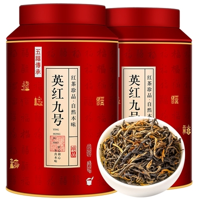 特级英红九号新茶正宗广东英德红茶浓香茶叶礼盒装送礼送长辈500g