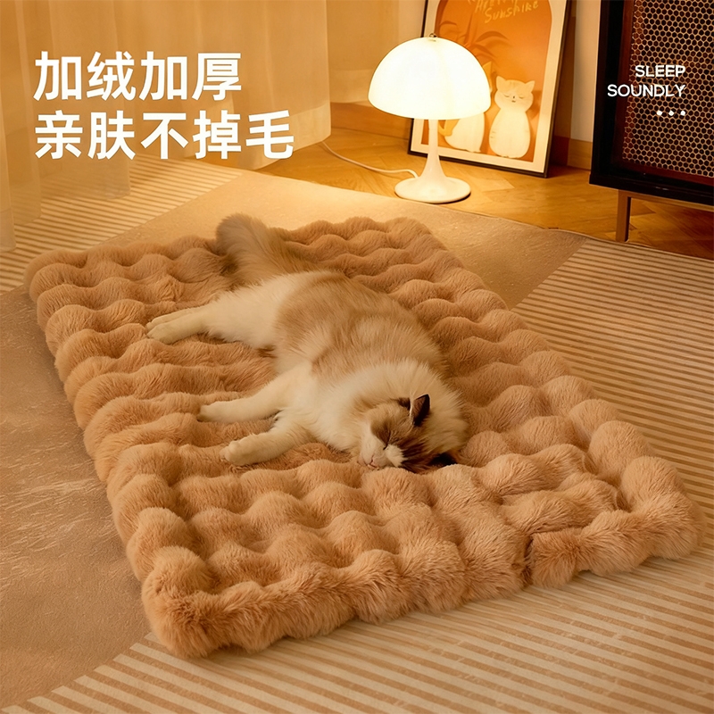 猫窝猫垫子冬季保暖睡觉用猫咪毯子宠物毛毯冬日加厚狗狗睡垫狗窝