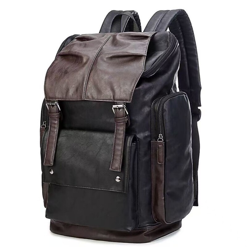 新款潮流双肩包韩版男包休闲书包大容量旅行背包街头电脑包防水