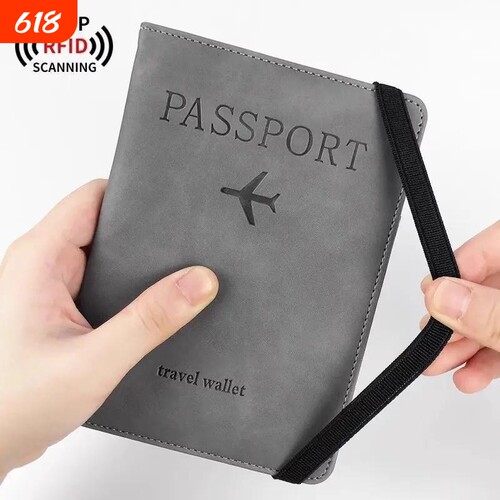 护照包保护套防盗刷证件收纳包护照夹护照RFID出国旅行证件卡包套