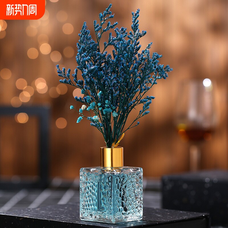 室内房间藤条无火香薰家用卧室干花套装卫生间厕所无烟精油