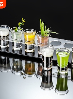 shot杯斗酒杯B52酒杯轰炸机一口杯套装杯架烈酒杯鸡尾酒杯子弹杯