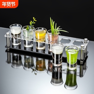 shot杯斗酒杯B52酒杯轰炸机一口杯套装杯架烈酒杯鸡尾酒杯子弹杯
