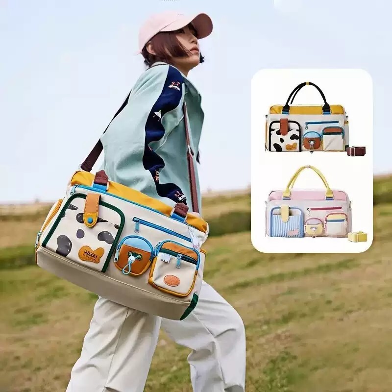 大容量短途行李旅行包袋2025年新款干湿分离手提单肩斜挎包女