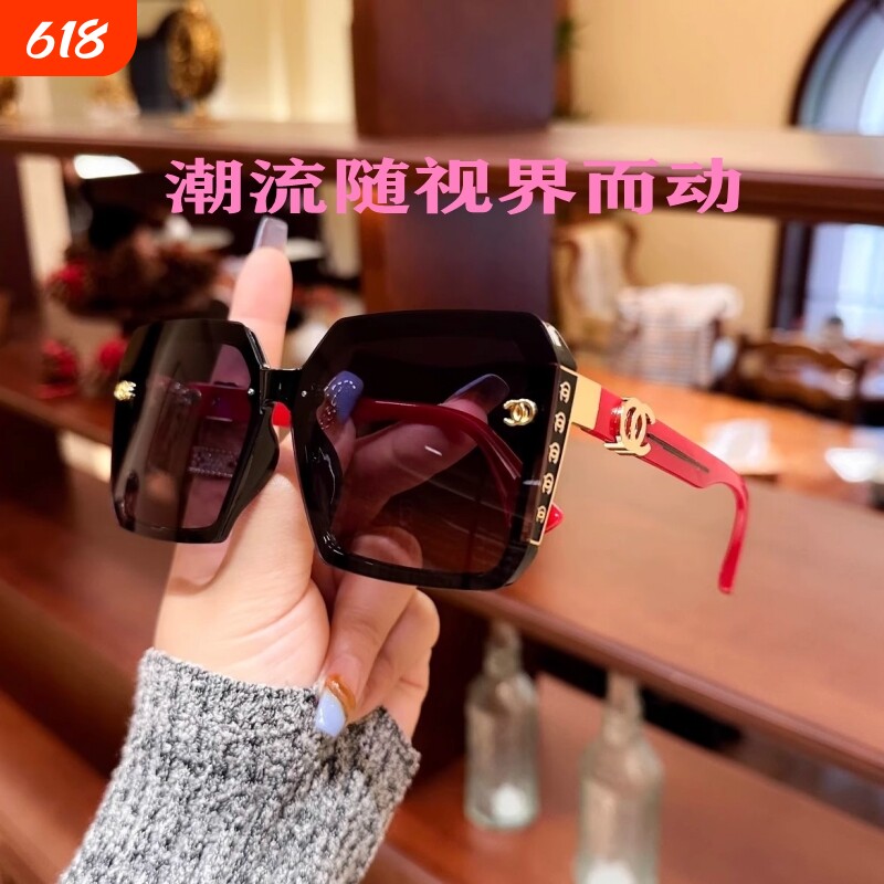 2025新款太阳镜时尚遮阳镜高级感女士墨镜防紫外线大脸女款眼镜夏