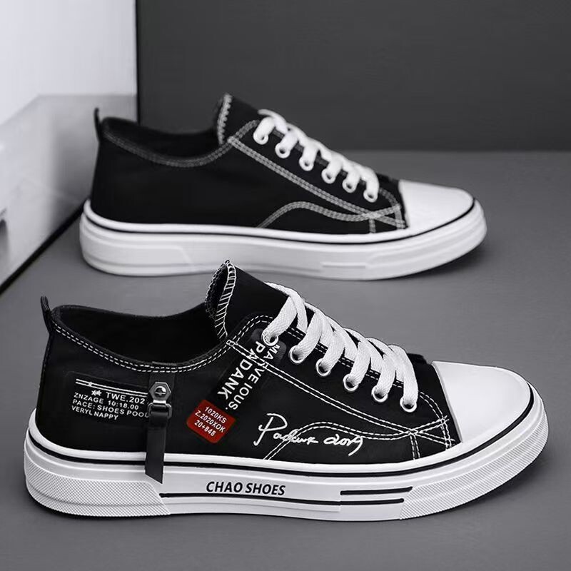 男鞋2026新款夏季百搭学生爆款布鞋运动休闲帆布鞋青少年春季板鞋