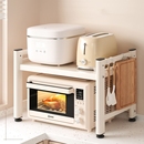 微波炉架置物架多功能可调节多层架子烤箱收纳架台面支架双层承重