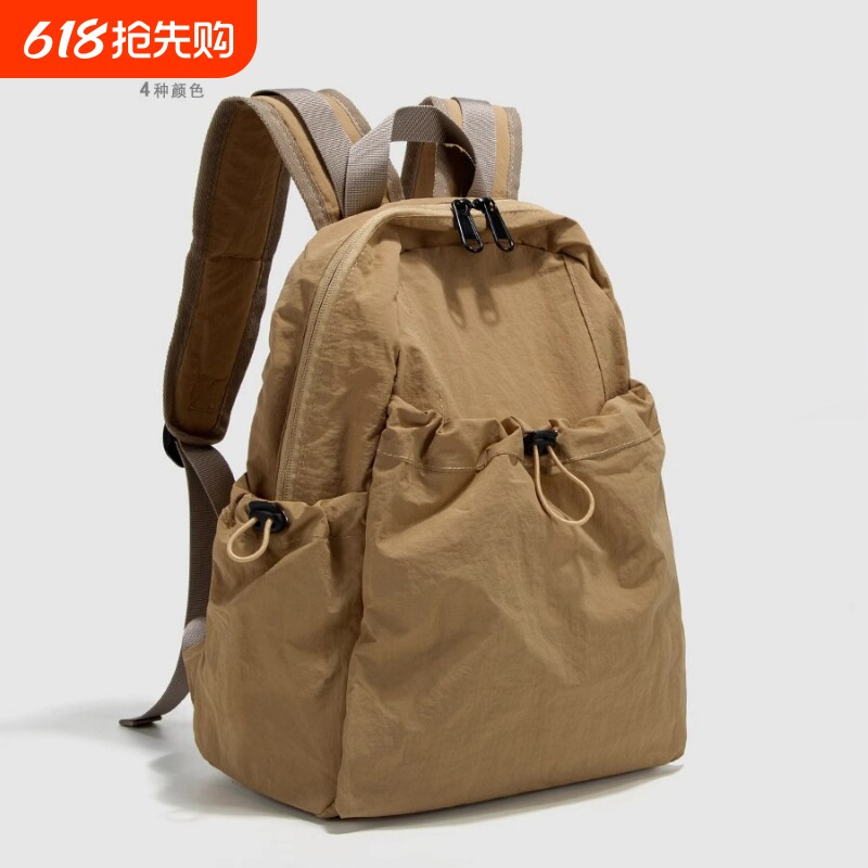 伊布古奇男士双肩包新款韩版休闲防水背包女高中生大容量旅行书包